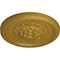 Ekena Millwork Palmetto Ceiling Medallion, Hand-Painted Pharaohs Gold, 11 1/2"OD x 1"P CM11PAPGS - alternate 2